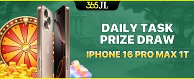 Daily Task Prize Draw promotion banner